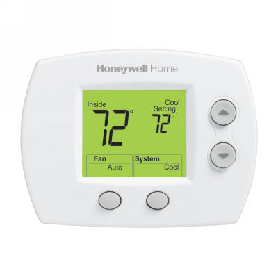 Programmable thermostat display useful for home and away schedule setup in Australian homes