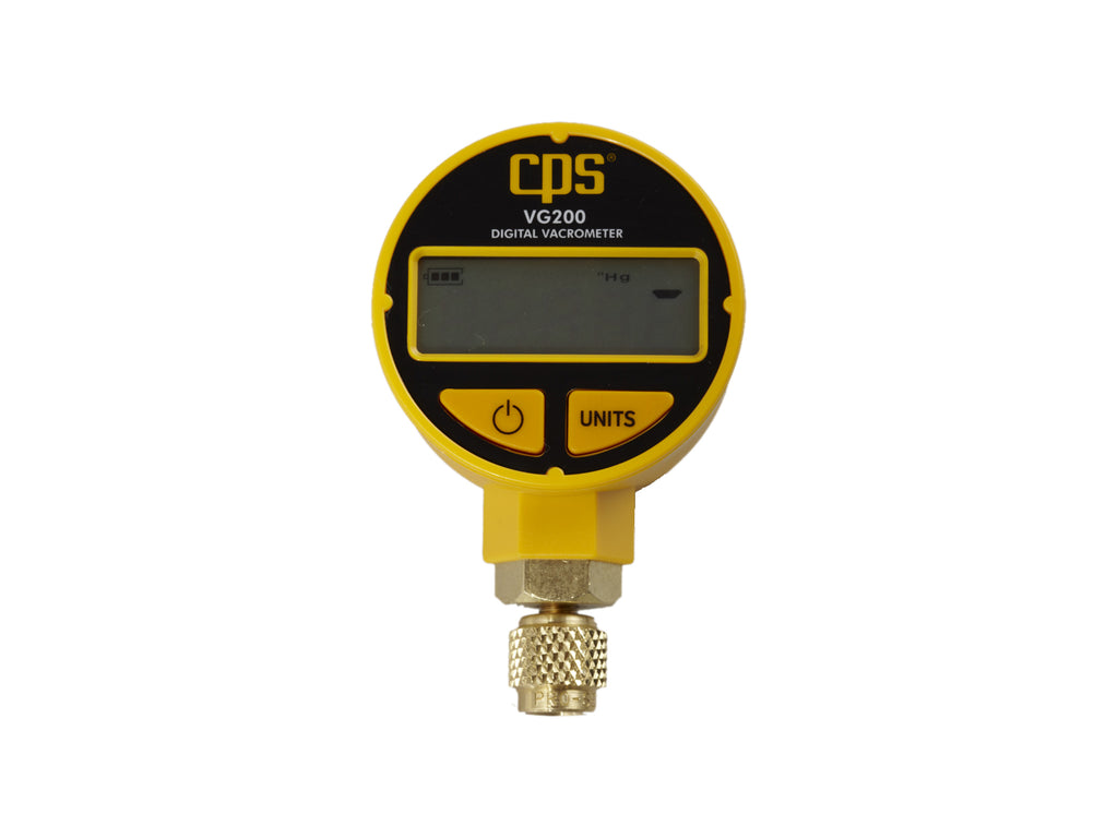 CPS VG200 digital vacuum gauge for HVAC evacuation verification — HVACShop.com.au