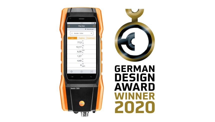 Testo 300 Longlife Flue Gas Analyser with O2, H2-Compensated CO Sensor