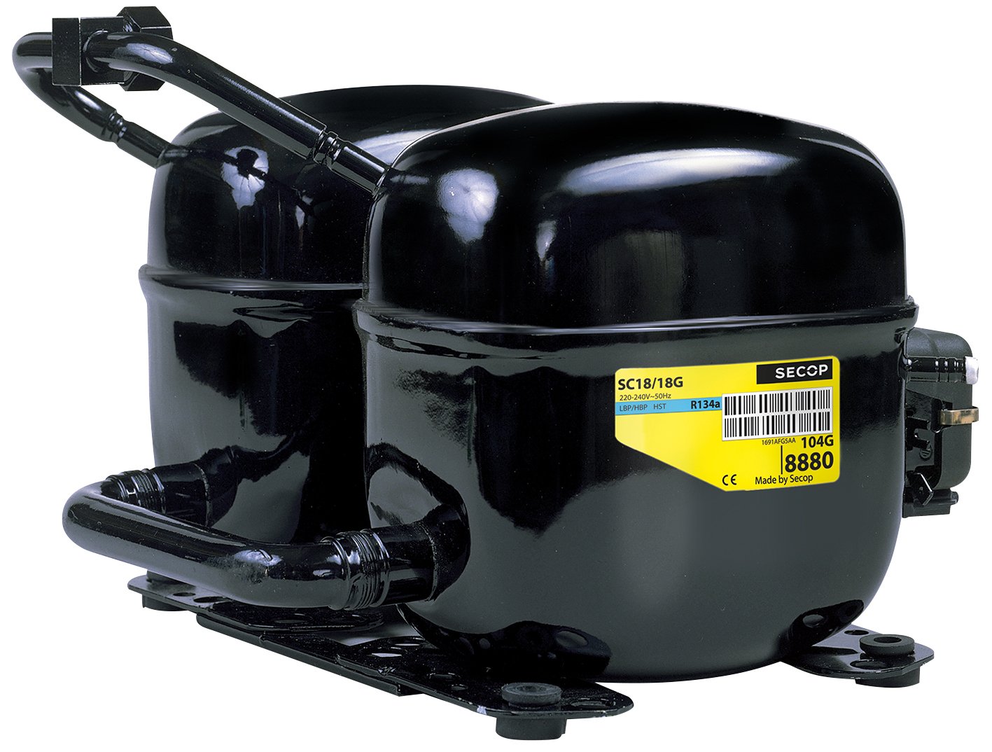 SECOP Compressors – R404A & R134a (LBP/MBP, 1/3–1.5HP)