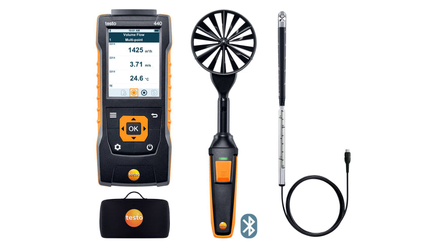 Testo 440 Air Flow ComboKit 2 with Bluetooth