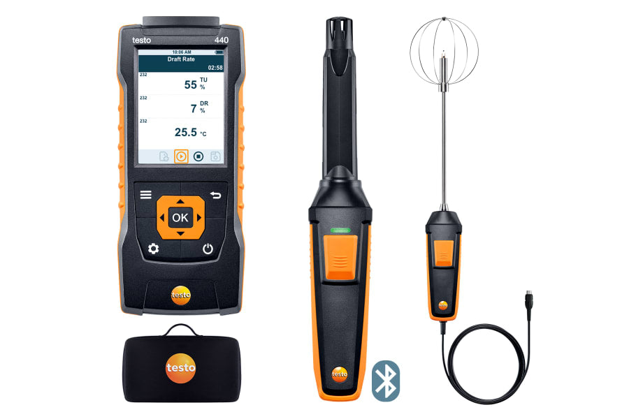 Testo 440 Indoor Comfort ComboKit with Bluetooth