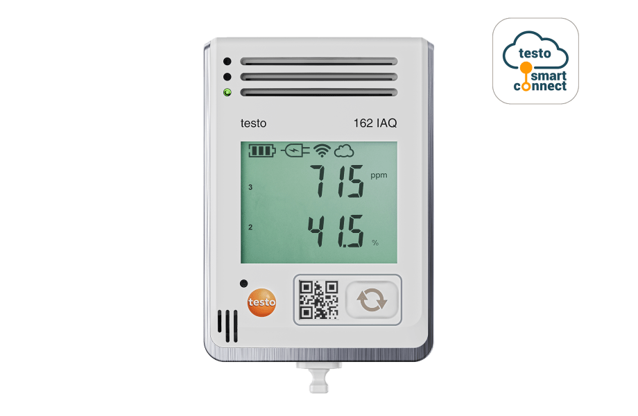 Testo 162 IAQ Online Data Logger with Integrated Sensors