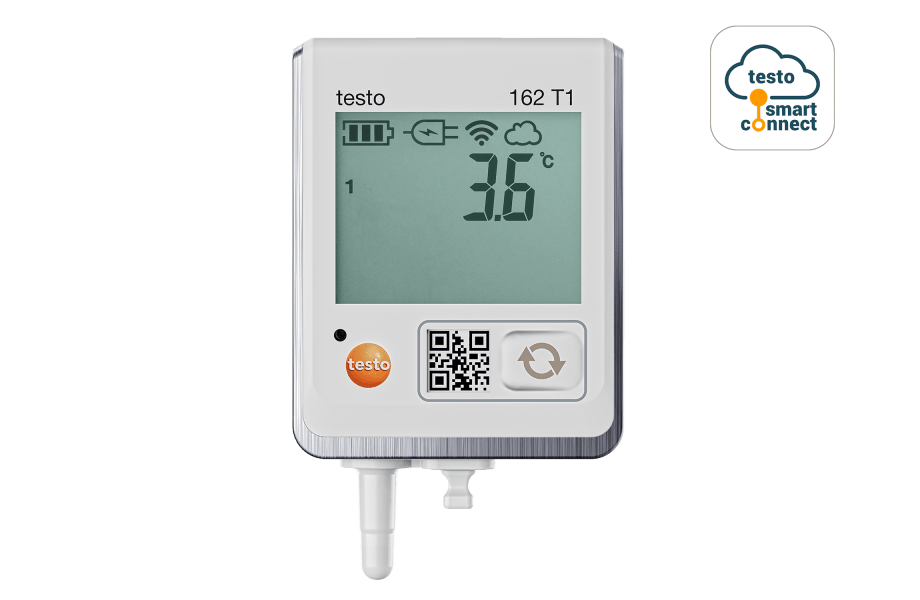 Testo 162 T1 Online Data Logger with Integrated Temperature Sensor