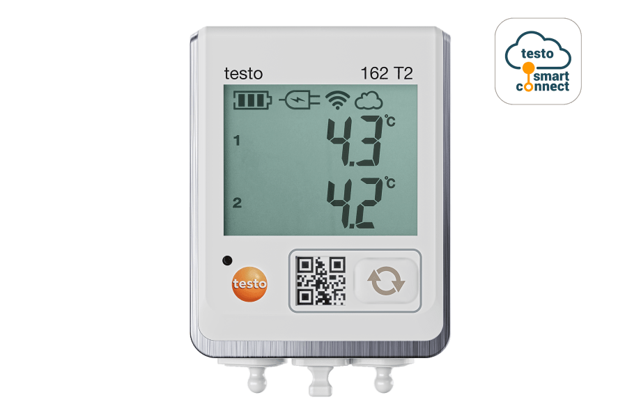 Testo 162 T2 Online Data Logger with Display
