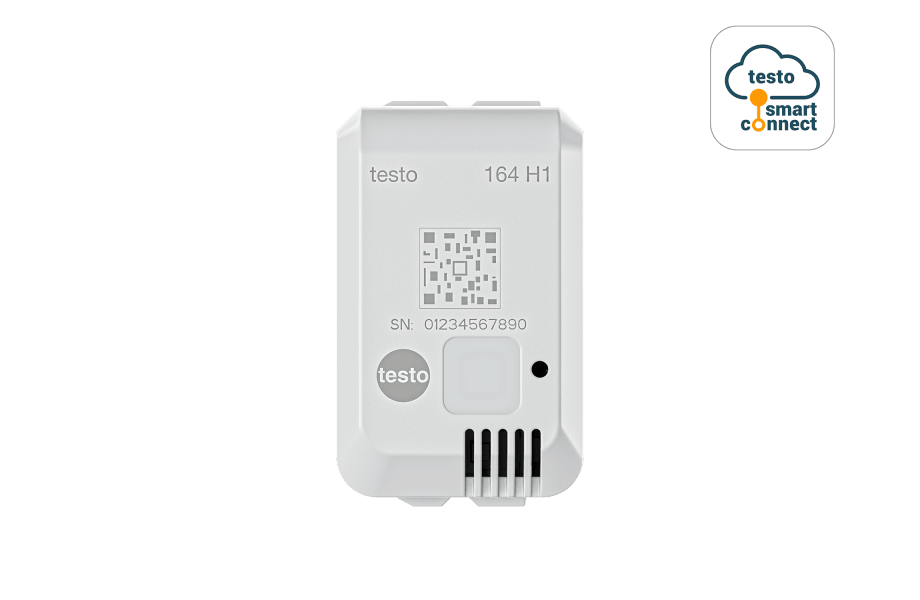 Testo 164 H1 Mini Online Data Logger with Integrated Temperature and Humidity Sensor