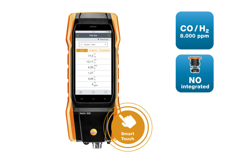 Testo 300 Longlife Flue Gas Analyser