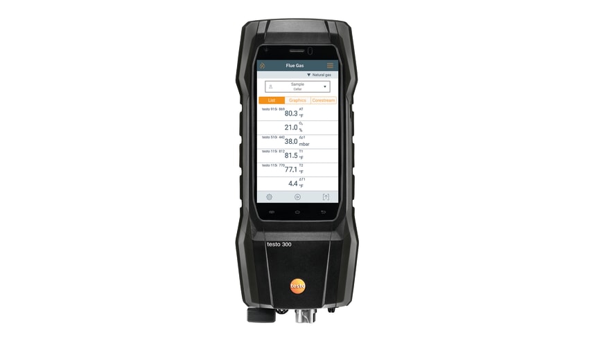 Testo 300 Flue Gas Analyzer