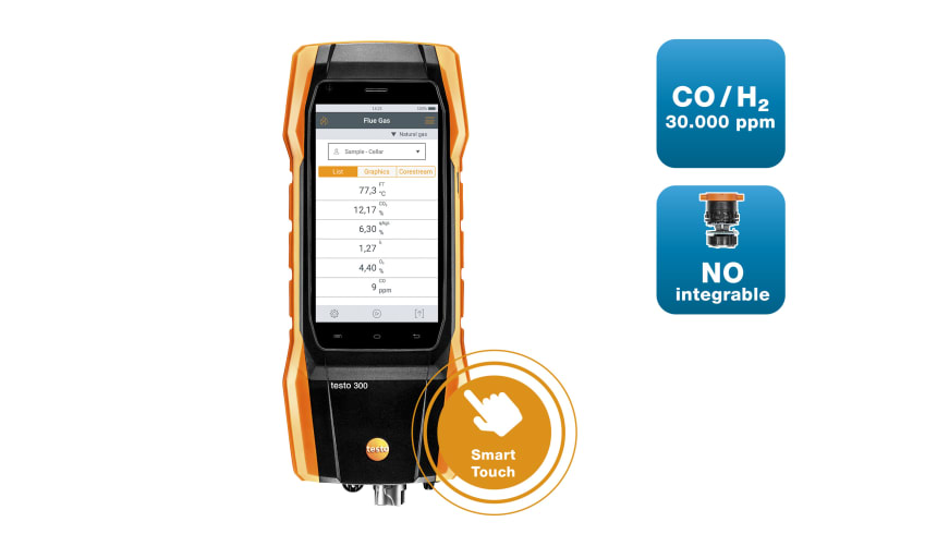 Testo 300 Longlife Flue Gas Analyser