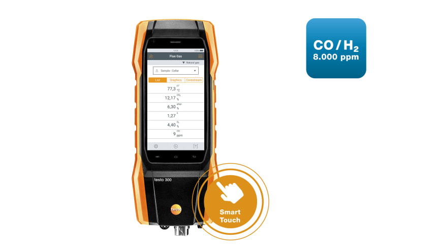 Testo 300 Flue Gas Analyzer