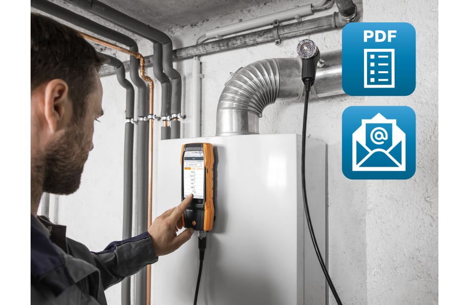 Testo 300 Longlife Flue Gas Analyser with O2, H2-Compensated CO Sensor