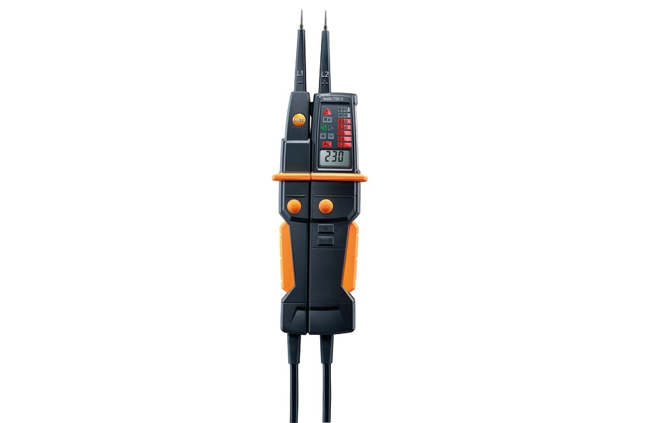 Testo 750-3 Digital Voltage Tester with GFCI