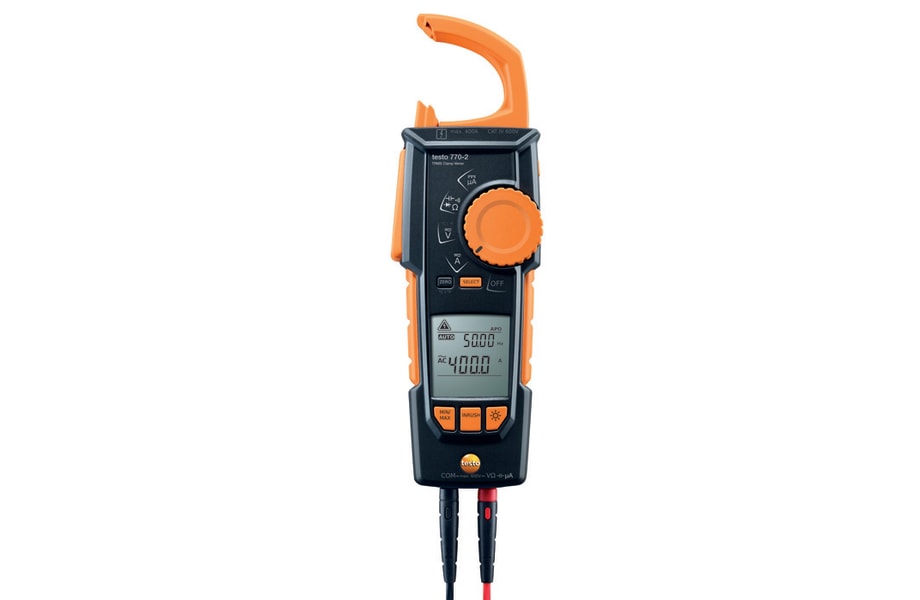 Testo 770-2 Hook Clamp Meter with Thermocouple Adapter