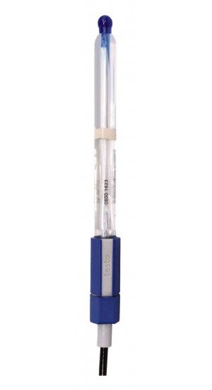 Type 5 Glass pH Electrode with Integrated Temperature Sensor