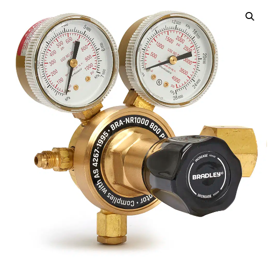 bradley-nr1000-high-pressure-nitrogen-regulator