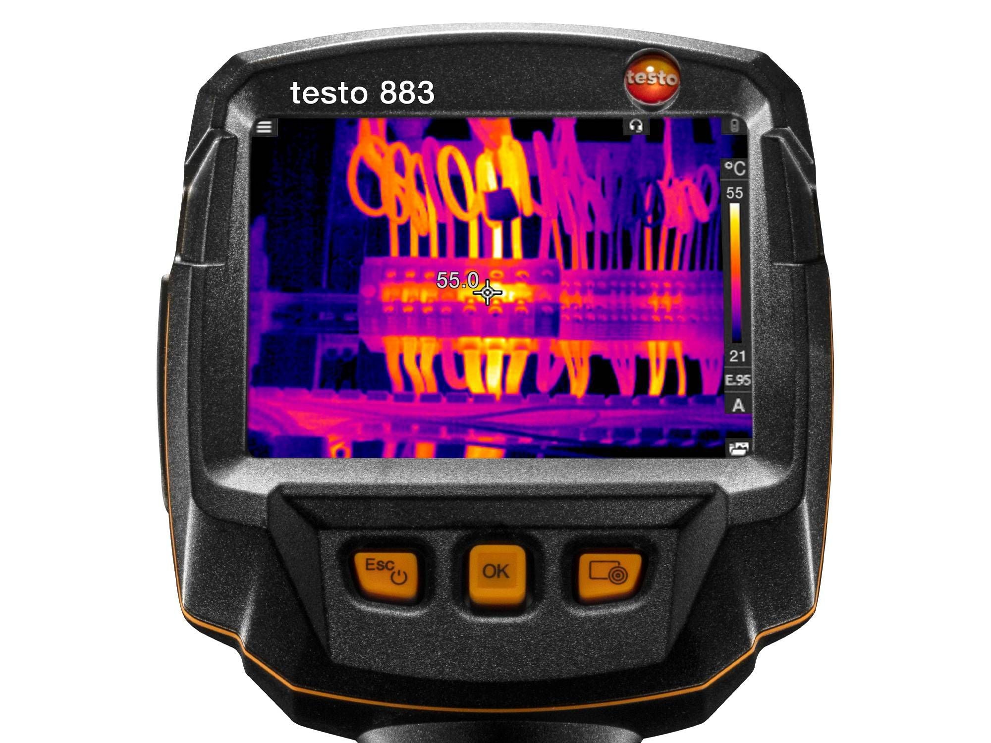 Testo 883 - Thermal Imaging Camera 0560 8830 thermal screen