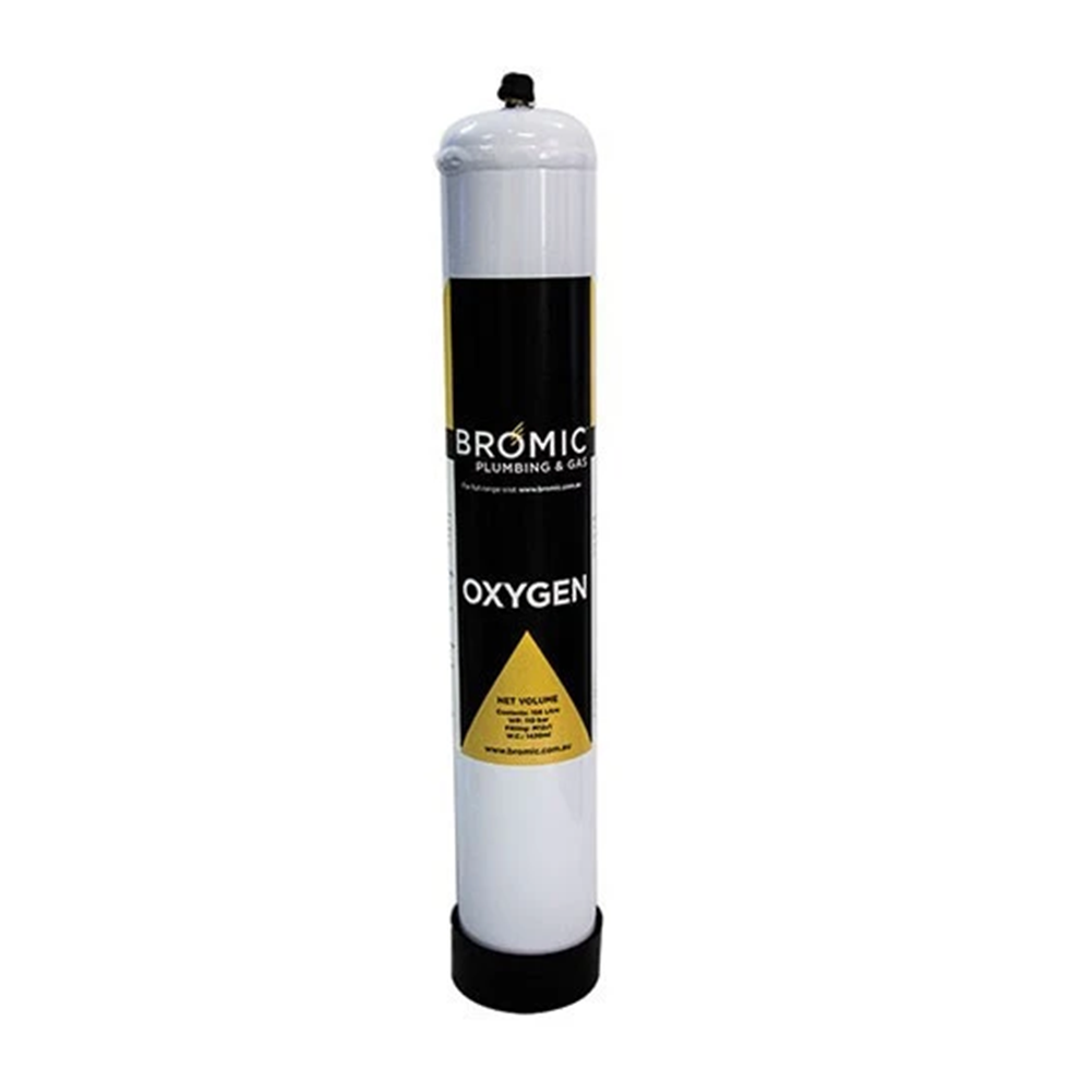 Bromic 1.4l Oxygen Disposable Cylinder 1811321 - hvac shop