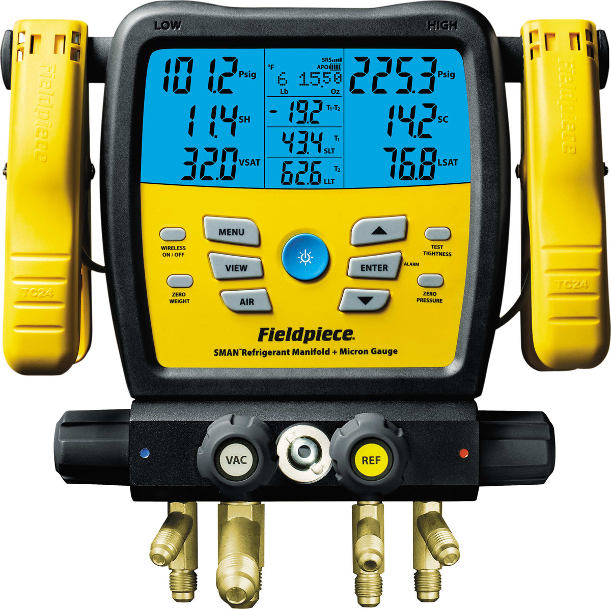 Fieldpiece SM480V manifold for Sydney split system work, Fieldpiece Australia wireless gauges