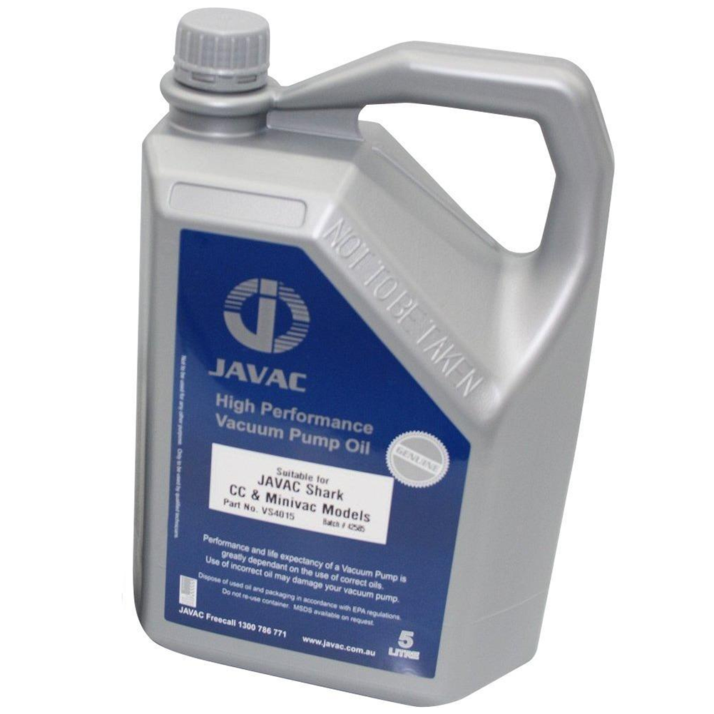 Javac Shark - Cc - Minivac Universal Grade - 5 Litre Vacuum Pump Oil - Vs4015 - hvac shop