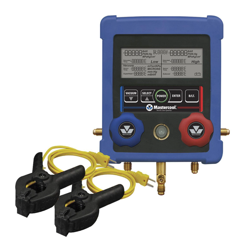 2 Valve Digital Manifold With Thermocouples 99103-A-2 - hvac shop australia