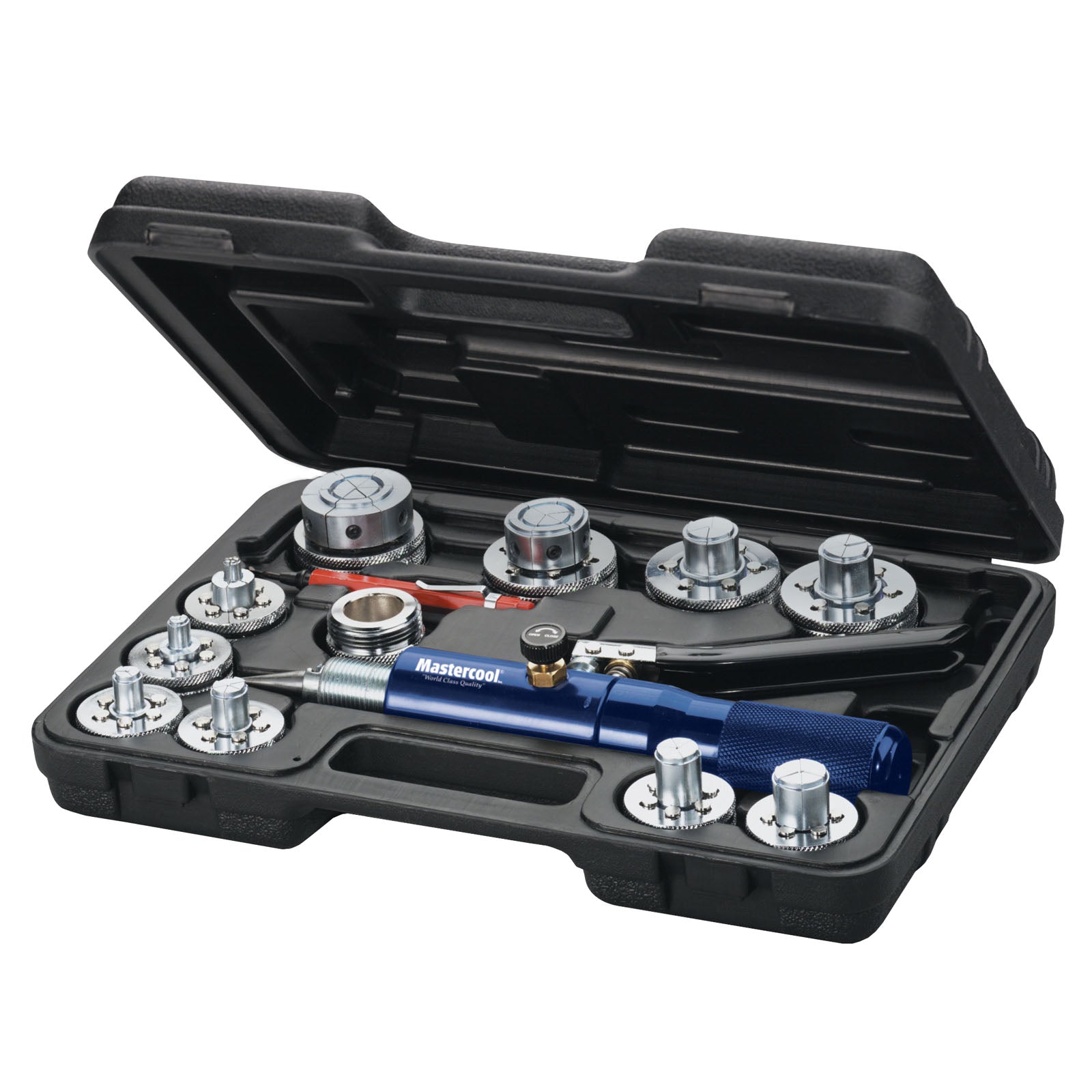 Mastercool Expander Kit Hydra-swage Tube - Hydraulic -7 Heads 71600-a hvac shop