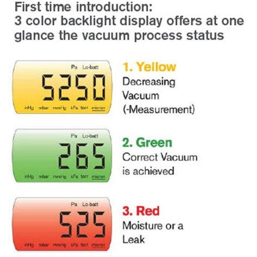 Robinair Digital Micron Vacuum Gauge Ravg-1