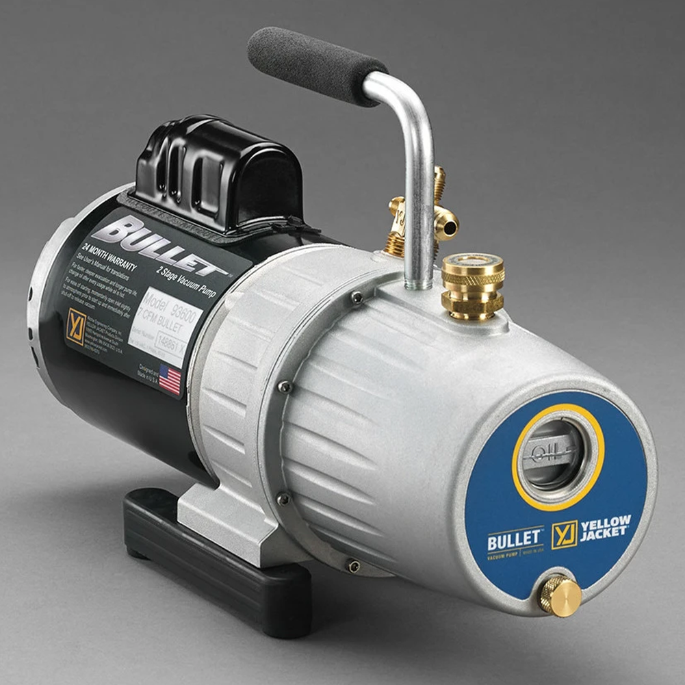 Yellow Jacket 5cfm Bullet Vac Pump (120l) 93625 - hvac shop