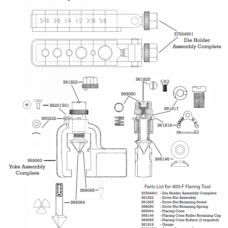 imperial-400f-rol-airtm-37-degree-flaring-tool-kit-316-to-58-diagram