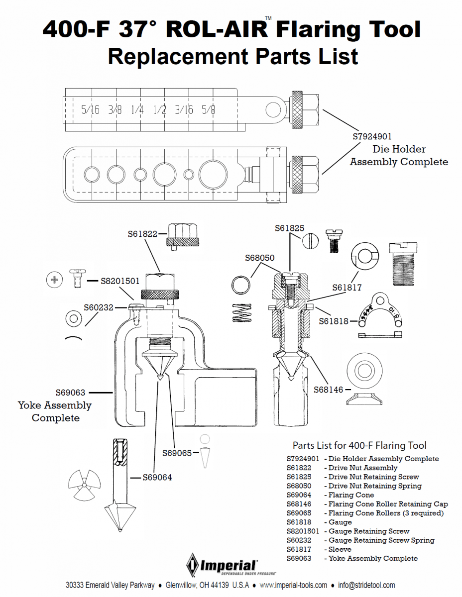 imperial-400f-rol-airtm-37-degree-flaring-tool-kit-316-to-58-diagram