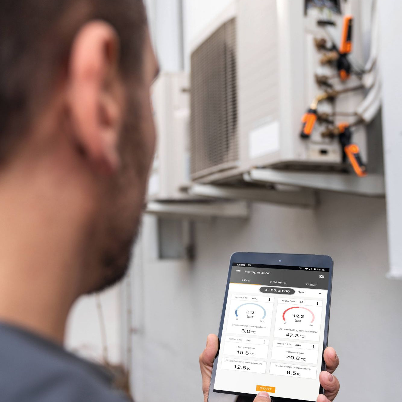 Testo Smart Probes AC & Refrigeration Test Kit