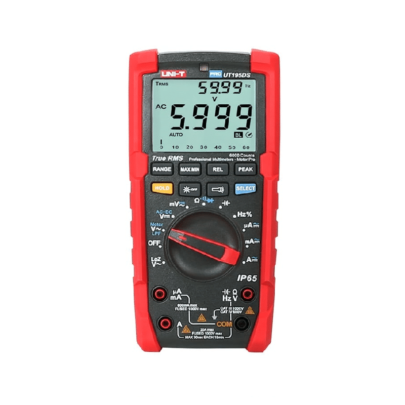 Buy UT195DS Industrial Multimeter – Dual Display, LoZ, CAT IV 600V | HS